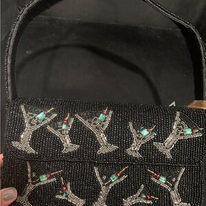 Viral martini beaded bag